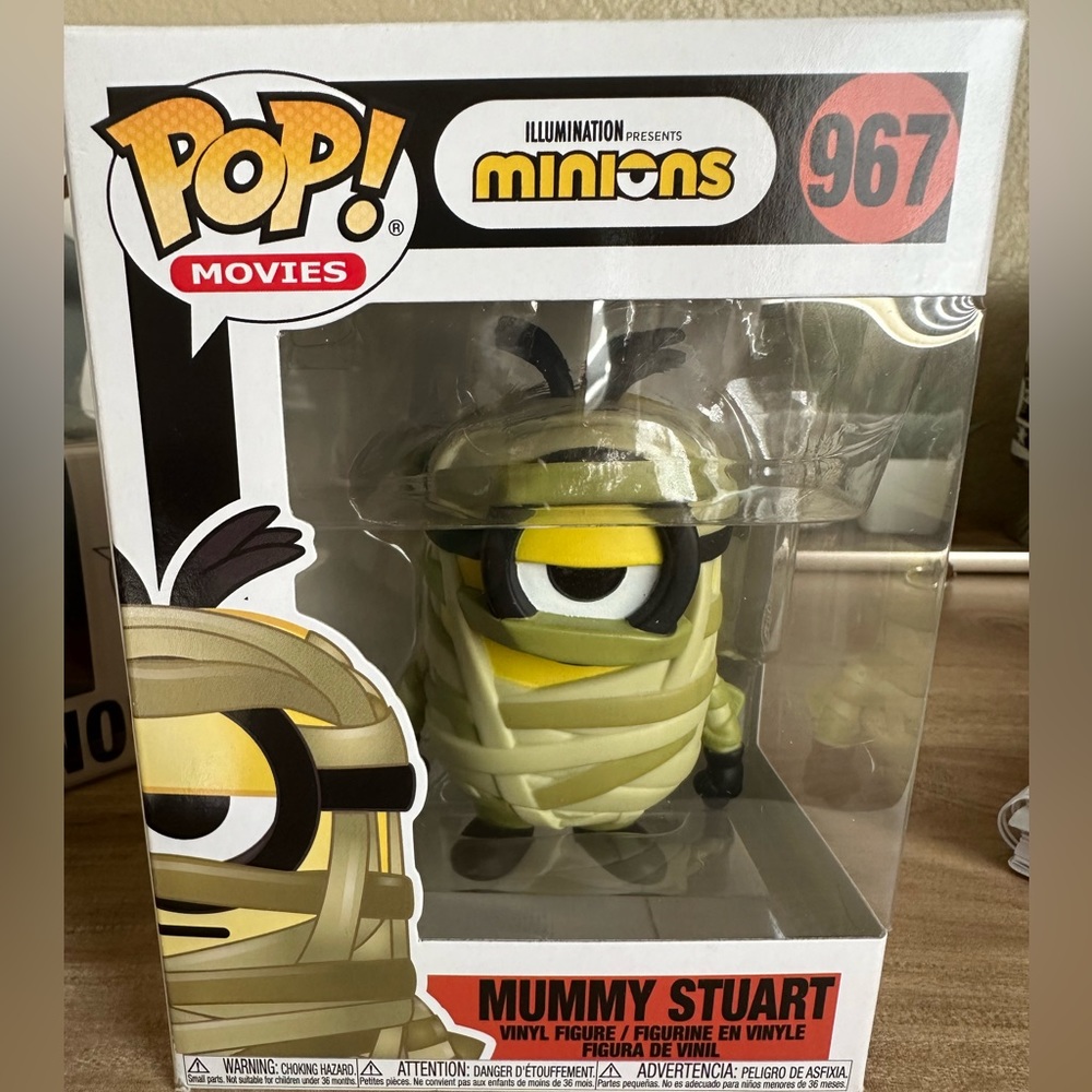 mummy stuart minion funko pop